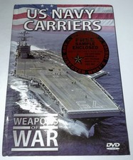 U.S. Navy Carriers DVD & 24 Page Book Weapons Of War Military Documentary