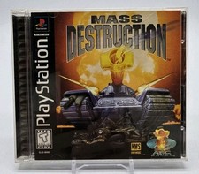 Mass Destruction (Sony PlayStation 1 PS1, 1997) Complete in Box CIB Very Clean!