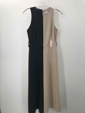 Pre-Owned Calvin Klein Black Size 2 Shift Midi Sleeveless Dress