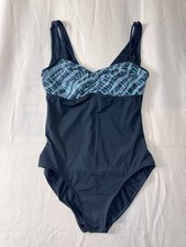 Calvin Klein One-Piece Swimsuit Women s Size 12 Blue-Green