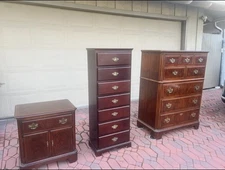 Mid Century Modern Drexel Heritage Chippendale Dresser  Antique Vintage Rare