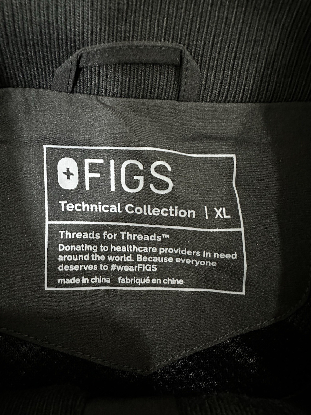 FIGS Cobaki Mens Performance Scrub Jacket XL Black Full Zip Medical Technical Co image 10