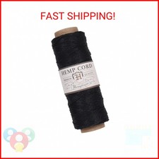 Hemptique 100 Natural Hemp Cord Single Spool - 205ft 62.5m Hemp String Spool