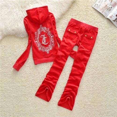 Y2K Velvet Velour Tracksuit