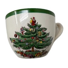 Vintage Spode Christmas Tree Pattern Tea Cup Made In England 7 Oz