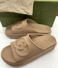 Gucci Mens Size 13 Rubber Sandals 692380, NEW In Box