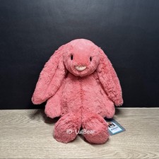 AUTHENTIC   Jellycat medium Cerise bunny- NWT Retired- SHIPS SAME DAY 