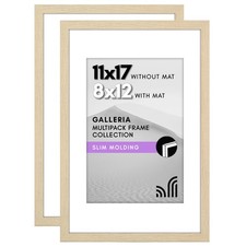 Americanflat 11x17 Picture Frame with Polished Plexiglass - Set of 2 - Use as 8x