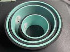 Chirp Plexus Foam Roller Wheel 3 Pack Set for Back Pain Relief Muscle Therapy