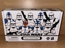 Star Wars Vintage Collection TVC PHASE II CLONE TROOPER ARMY BUILDER 4-PACK ROTS