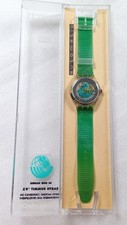 Swatch Automatic EARTH SUMMIT 92 SAB100 Collector's Watch Excellent from JAPAN