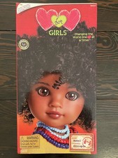 Hearts for Hearts Rahel Doll, Ethiopia, 14", New, Sealed, Rare, Collectible