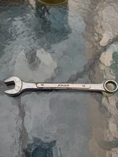 Vintage Kmart 15mm Combination Wrench, 12-Point, Made in Taiwan Chrome Alloy