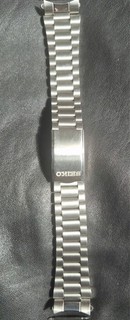 ORIGINAL SEIKO 20 mm Uhrenarmband Stahlband Neu! Ungetragen.