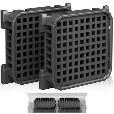 Vepazony 2 Stück Frischluftfilter für Liebherr, Premium 4,8 x 4,4 x 1 cm 
