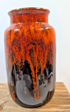 Vintage Fat Lava Scheurich Vase Model 237-15 W Germany 6 Inch