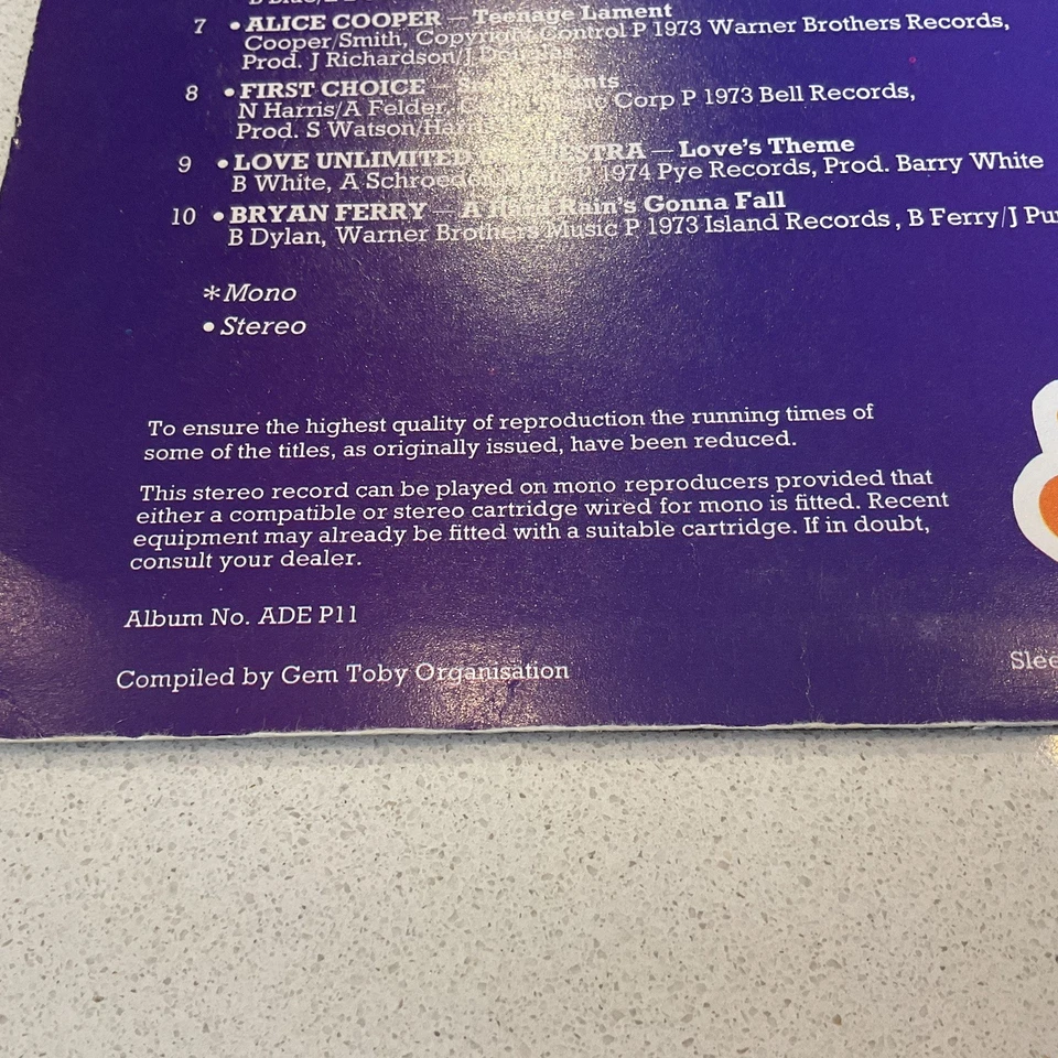 Varios - Listen To The Music - 20 Smash Hits, LP, (Vinilo) arcade ade p11 Bowie Foto 4 de 4