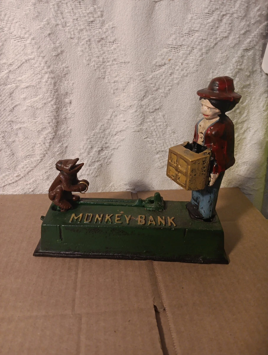 Monkey Bank In Collectible Mechanical Banks for sale | eBay