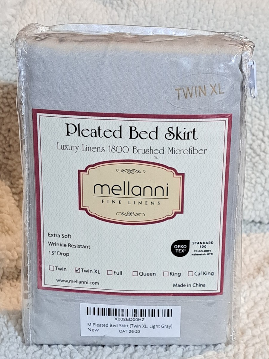 Mellanni Bed Skirt Twin XL 15