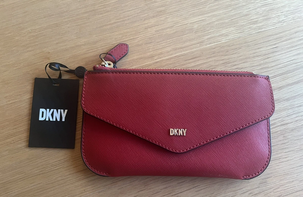 Beautiful ladies genuine dkny Purse Coin Purse Red Bnwt