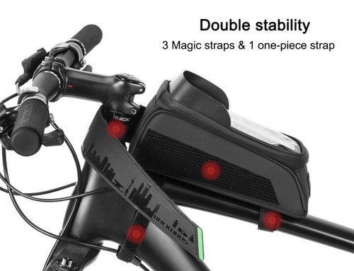 ROCKBROS Bike Phone Mount Bag Waterproof Bike Phone Front - Picture 9 of 17