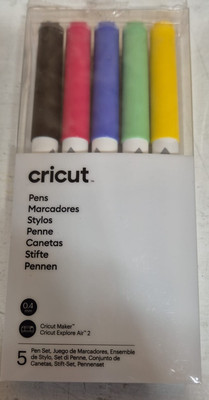 Cricut Explore Classic Kugelschreiber fein Set rot blau gelb grün schwarz Kugelschreiber 