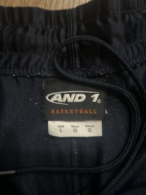 Vintage OG And 1 Mixtape Tour Basketball Shorts Baggy Navy