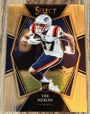 2021 Panini Select Premier Level Tre Nixon Rookie New England Patriots #199 RC