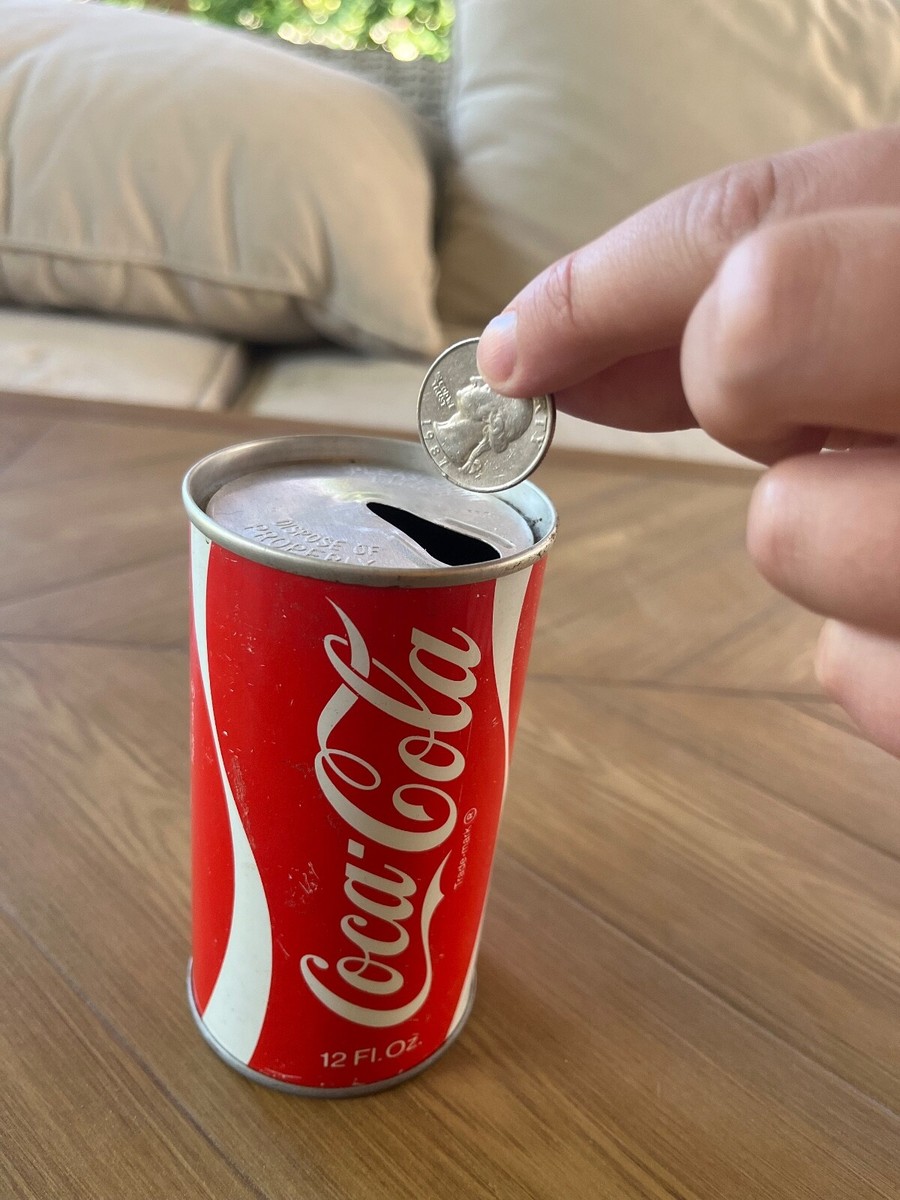 1970's vintage Coke Can, coca-cola, Coca Cola, 1970, retro home