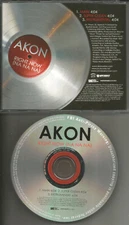 AKON Right Now Na NA NA 3TRX CLEAN & INSTRUMENTAL PROMO DJ CD single 20058 MINT