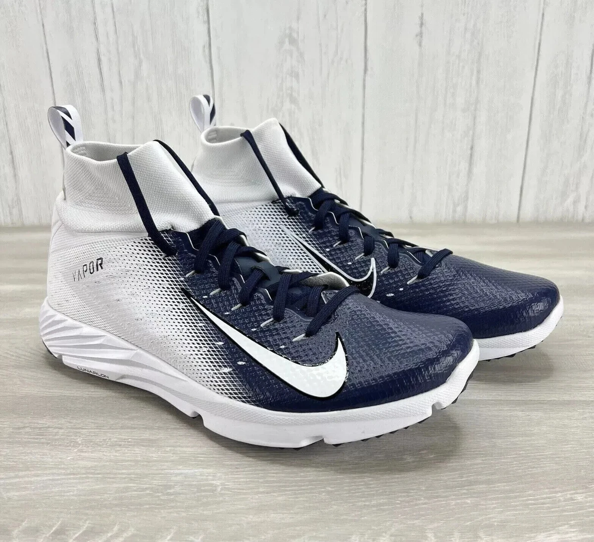 Nike Vapor Untouchable Speed Turf 2 Football Blue White AO8744-104 Sz 11.5 NIB Nike Vapor Untouchable Speed Turf 2 White Game Royal for  main image 4