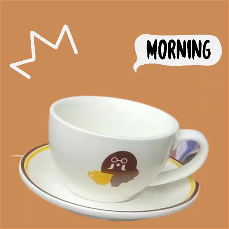 Animal Crossing Brewster Coffee Cup Saucer 330ml Ceramics Mug Game Around  Gift | eBay