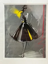 Fashion Illustration Art- Digital Art - Fashion Art - Decore - Croquis