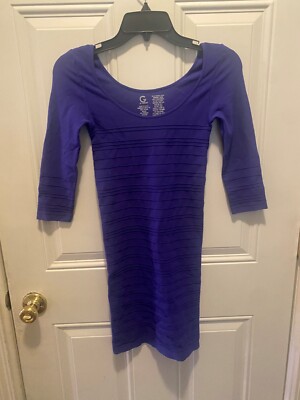 purple guess dress Guess Women's Lavinia Sequin Mini Dress - Regal Plum