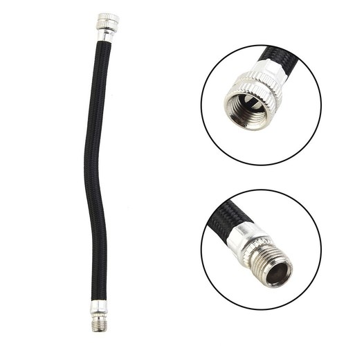 Bike Bicycle Motorcycle Car Tyre Inflator Hose Air Pump Extension-Tube-Adapter~