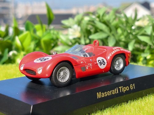 Maserati / Tipo 61 / No.98 Carroll Shelby / 1959 / 1/64 Diecast car / Kyosho - Picture 3 of 21
