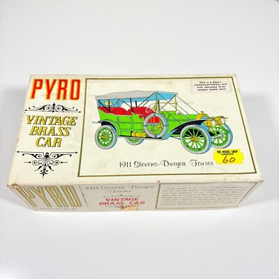 PYRO VINTAGE BRASS CAR 1911 STEVENS DURYEA TOURER Vintage Model Kit - NEU