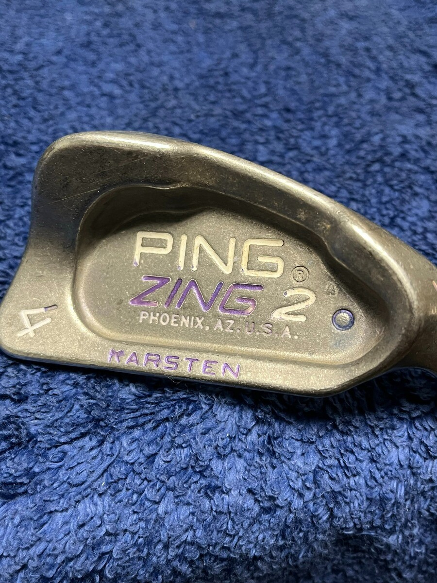 Ping Zing 2 Blue Dot 4 Iron JZ Steel Shaft Ping Zing 2 Blue Dot 4 Iron JZ Steel Shaft