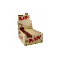 RAW Organic Hemp King Size Slim Rolling Papers Unrefined Papers 5 Booklets Rizla
