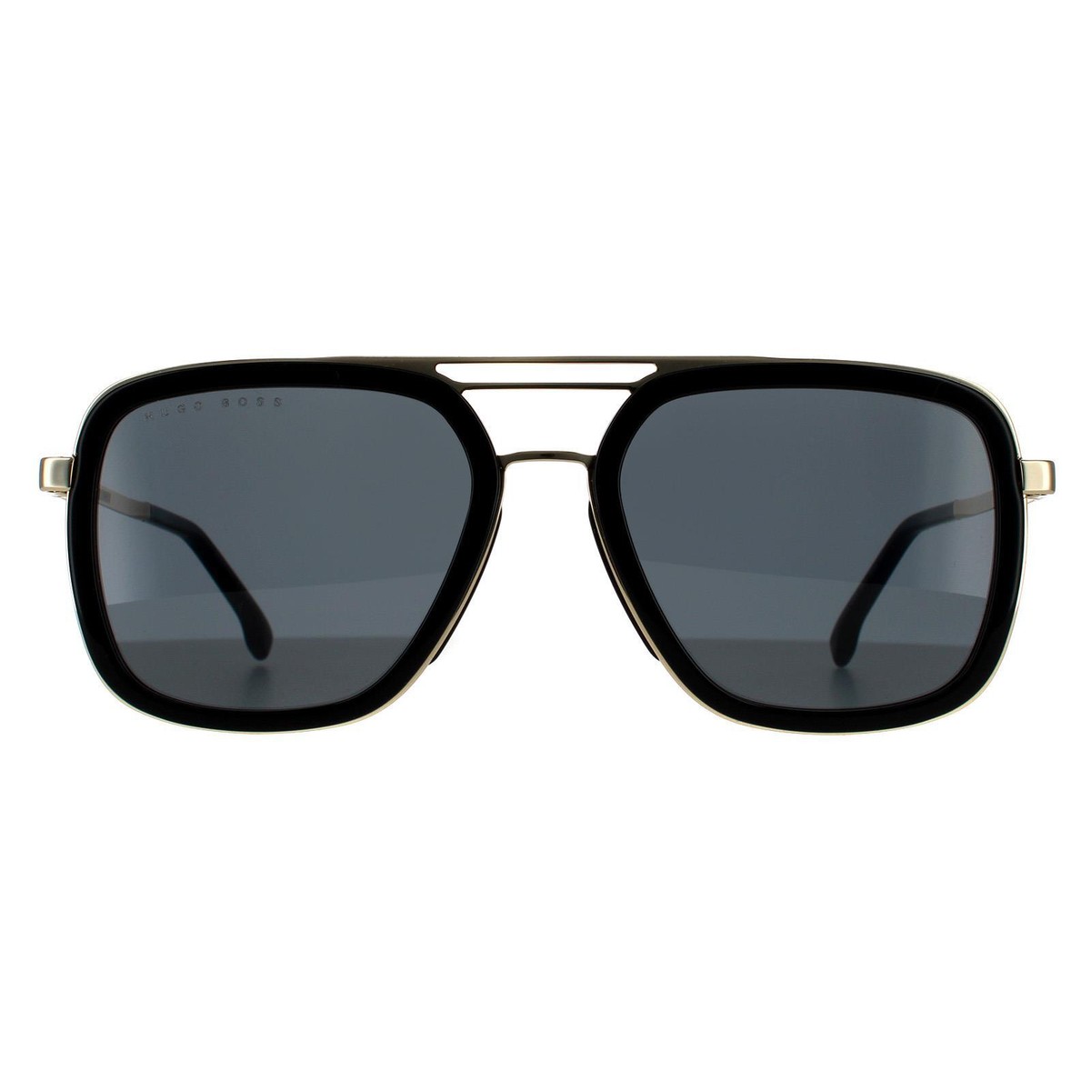 Hugo Boss Sonnenbrille BOSS 1235/S 807 IR Schwarz Gold Grau
