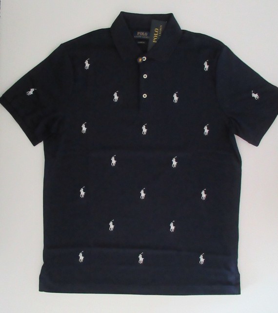 all over pony polo shirt