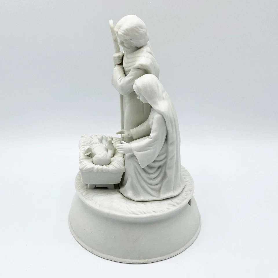 Caja de Música Belén ENESCO Vintage Años 80 Sintonía Nocturna Silenciosa - Sagrada Familia Navidad Foto 4 de 4