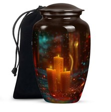 Candle Large Memorial Urns For Burial Decorative Urn For Adult Ashes