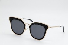 JIMMY CHOO NILE/S RHL2K BLACK GOLD AUTHENTIC SUNGLASSES 63-12