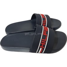NWOT Tommy Hilfiger Men's Size 10M Dasher Navy Pool Slides Slippers