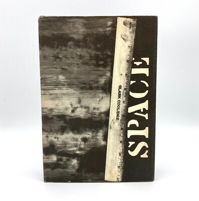 Clark Coolidge - Space  Harper & Row First Edition Hardcover, 1970