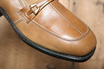 HY-TEST Brown Leather Steel Toe Bit Loafer Safety Dress  display picture 1
