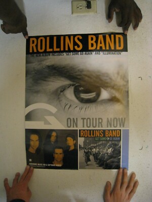 Henry Rollins Band Poster 2-seitig Get Some Go Ahead Tour Black Flag
