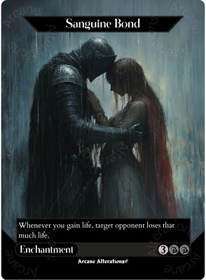 Sanguine Bond - Full Art Altered Art Custom Proxy Cards
