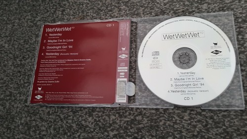 Wet Wet Wet - Yesterday / Maybe I'm In Love (1997) UK CD Single (Used=Mint) - Picture 2 of 2